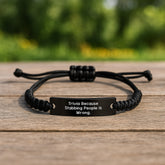 Trivia Rope Bracelet Gifts from Friends - Funny Quote Birthday Unique Trivia Gifts for Men Women Trivia Lovers - Image 2